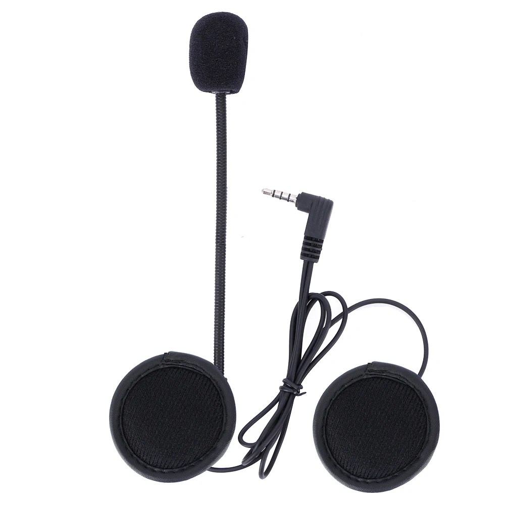 V6 intercom accessories 3 5mm Jack Plug Earphone Stereo Suit for V6 V4 Bluetooth Intercom Motorcycle