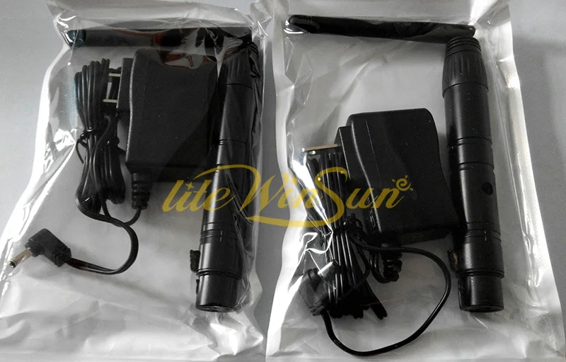 DMX PROFESSIONAL STAGE LIGHTING DMX WIRELESS PEN 3XLR DMX 512 WIRELESS CARTON PACKAGE (1)