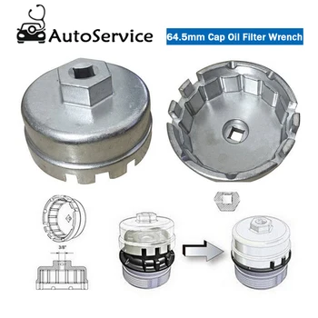 

64.5mm Aluminum Oil Filter Wrench Cap for Lexus Toyota Lexus Corolla Highlander RAV4 Camry Universal Housing Socket Remover Tool