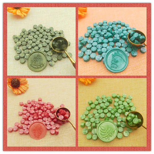

100pcs / lot vintage wax sealing tablet pill beads granule / bead / Strip sticks for envelope wedding wax seal antique wax seali