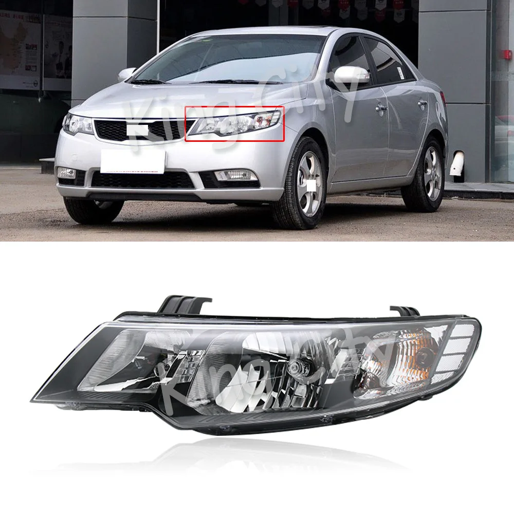 Capqx для KIA Форте Cerato 2009 2010 2011 2012 бампер передний головной светильник лампы в сборе