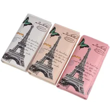 Fashion Style Dollar Price Women s Wallets Butterfly Tower Pattern Women Long Purse Clutch Wallet Bag