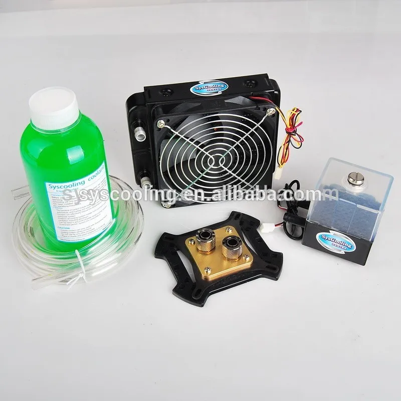 watercooling kits syscooling water cooler pump aluminum radiator system