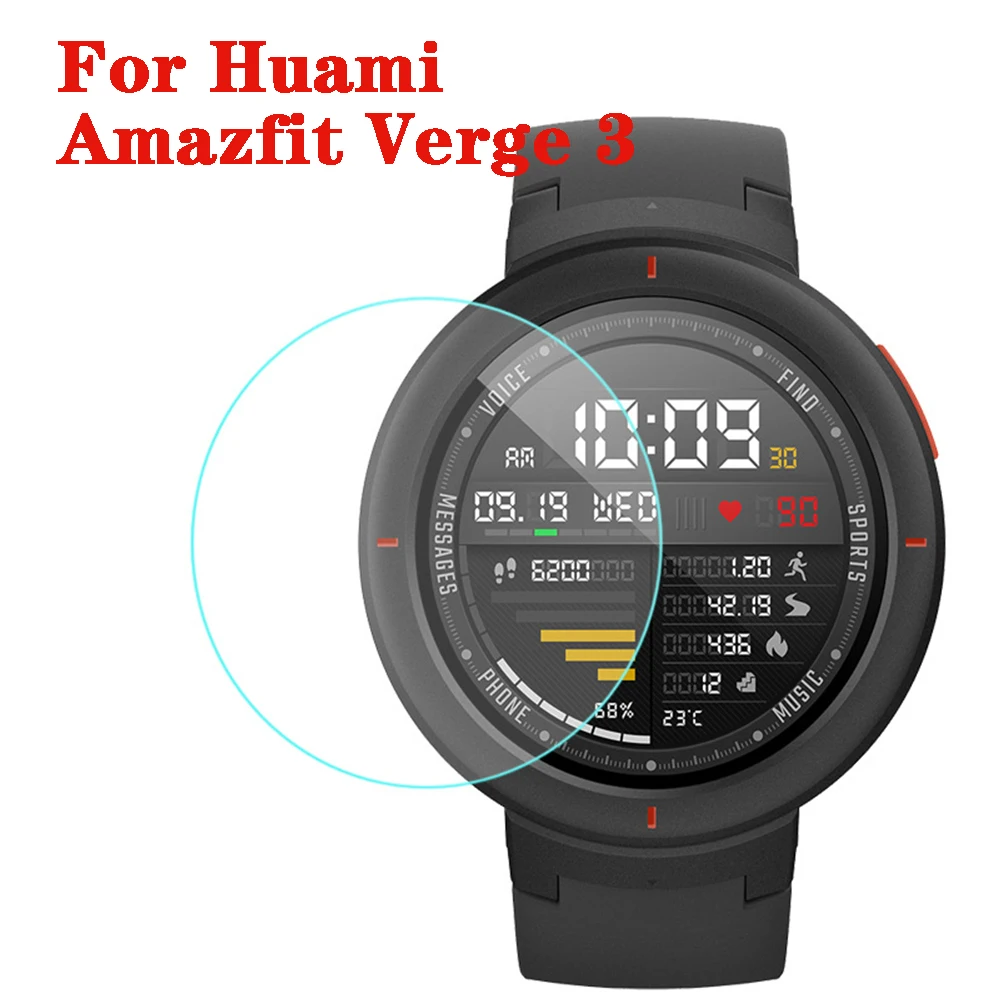 Закаленное стекло для защиты экрана для Xiaomi Huami Amazfit Verge 3 Защитная пленка для защиты от взрывов