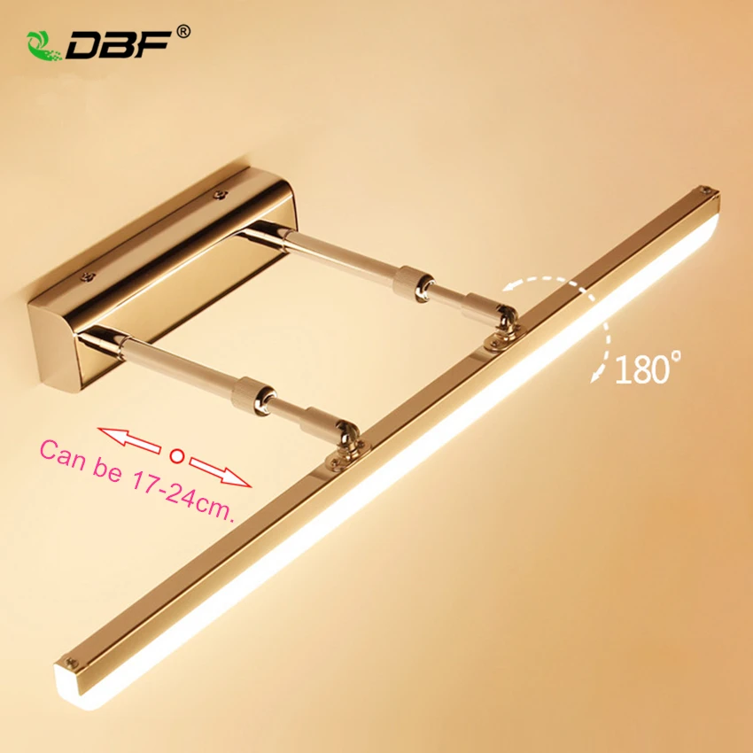  [DBF]180 Degrees Rotatable 9W 12W IP65 Waterproof Sconce Length Adjustable Wall Light Bathroom Ligh - 32910964522