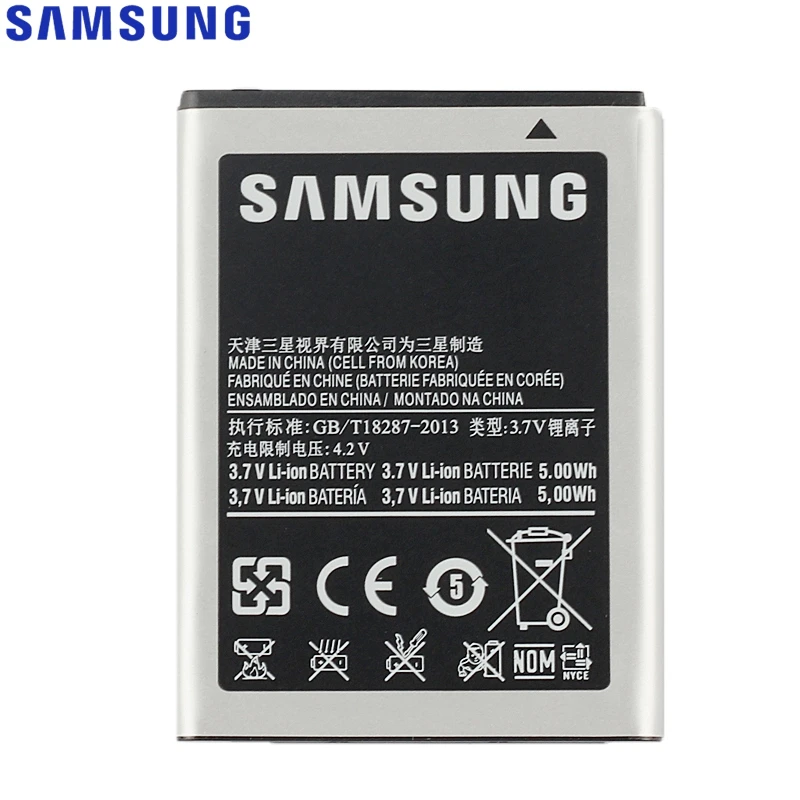 samsung Замена Батарея для Galaxy Ace S5830 i569 I579 S5670 S7250D GT-S6102 S6818 S5660 EB494358VU 1350 мА-ч