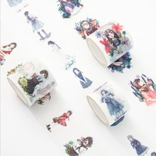 30/40mm*7m kawaii girl series Washi Tape DIY decoration scrapbooking planner masking tape adhesive tape label sticker stationery 1 5cm 7m cute socks washi tape diy decoration scrapbooking planner masking tape adhesive tape kawaii stationery