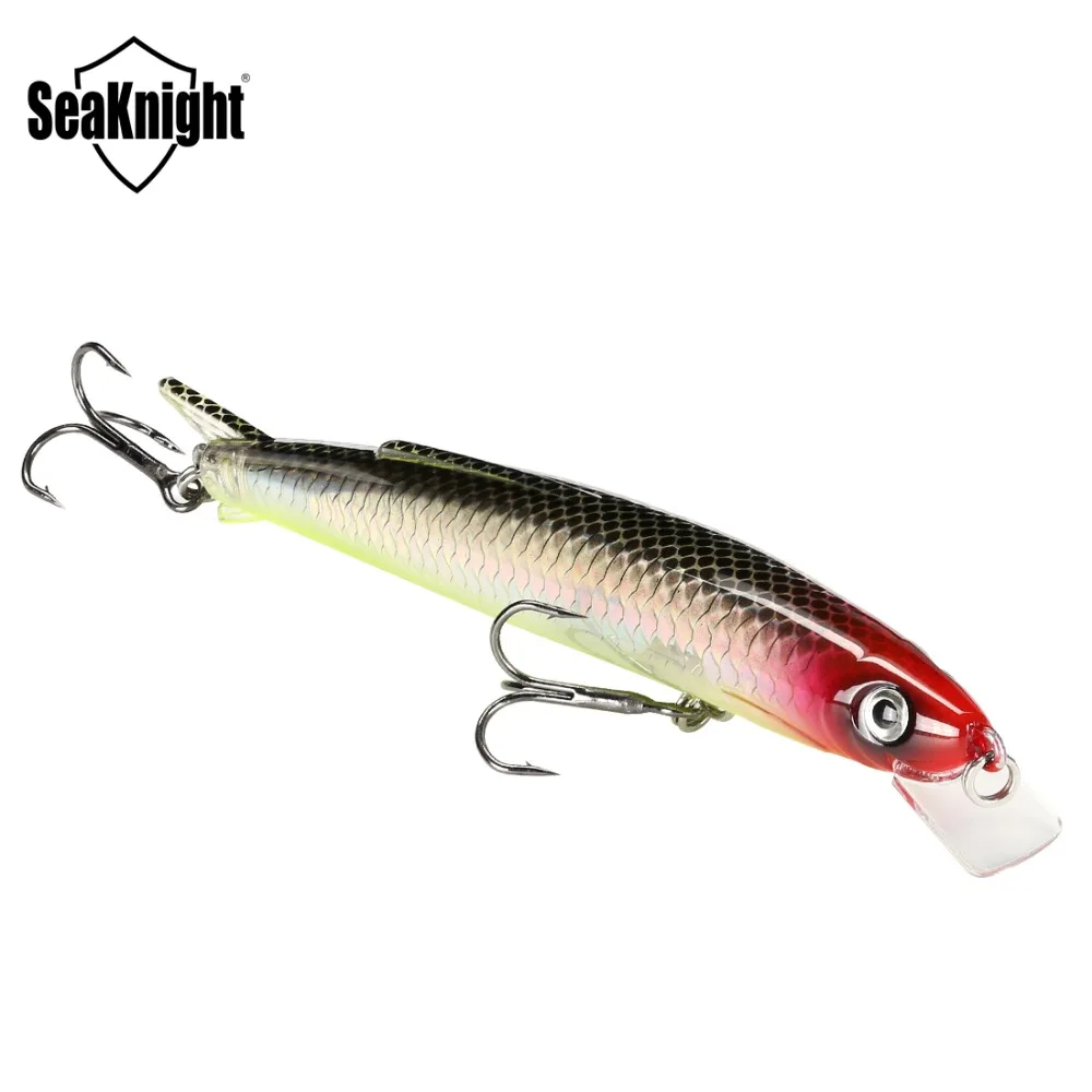 

SeaKnight SK005 Minnow 13g 11cm 0.3-0.9M 1PC Floating Fishing Lure Hard Baits Carp Fishing Lures Swim Bait Lake River Fishing