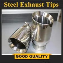 FREE SHIPPING Newest Style stainless steel universal exhaust system end pipe car exhaust tip 1 piece