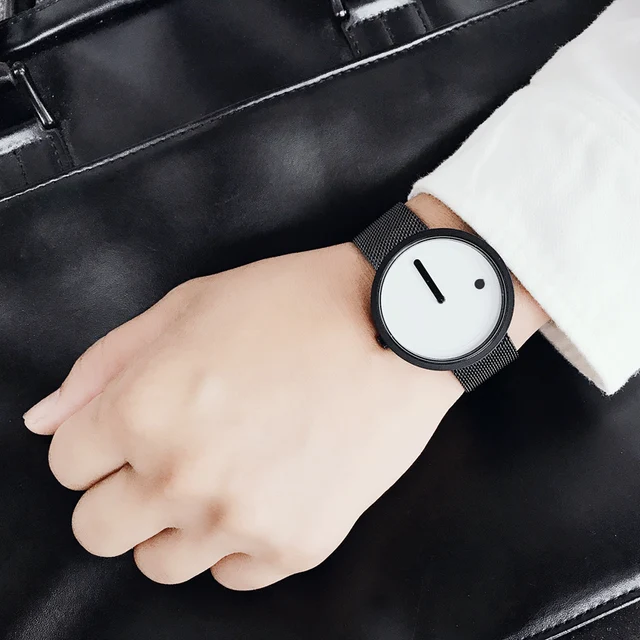 Creative design Dot and Line simple stylish fashion watch for men and women 2