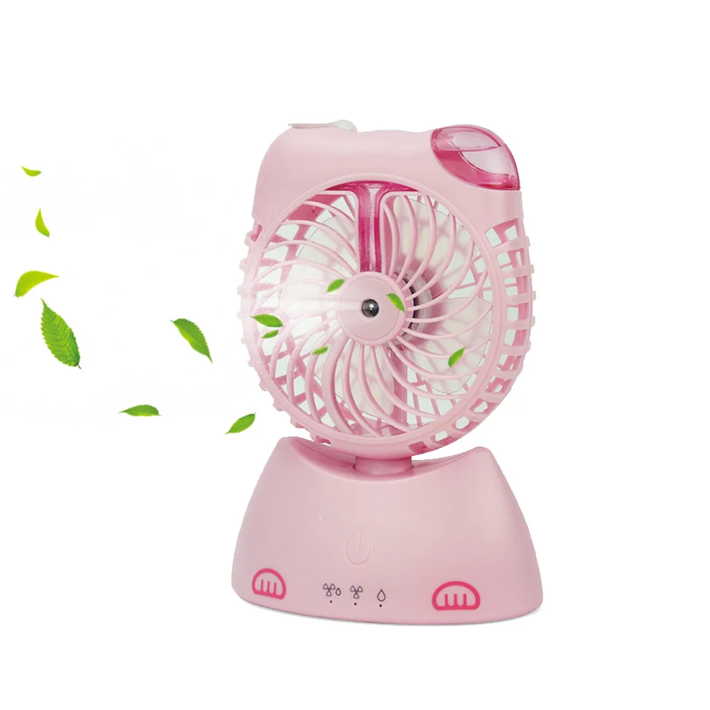

Rechargeable USB Fan Portable Air Conditione Mini Misting Fan Handheld Personal Cooling Mist Humidifier for Home Office