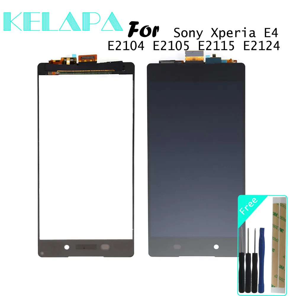 

Brand new Tested 5.0'' lcd Display For SONY Xperia E4 E2105 E2104 LCD Touch Screen Digitizer Display For SONY E4 LCD