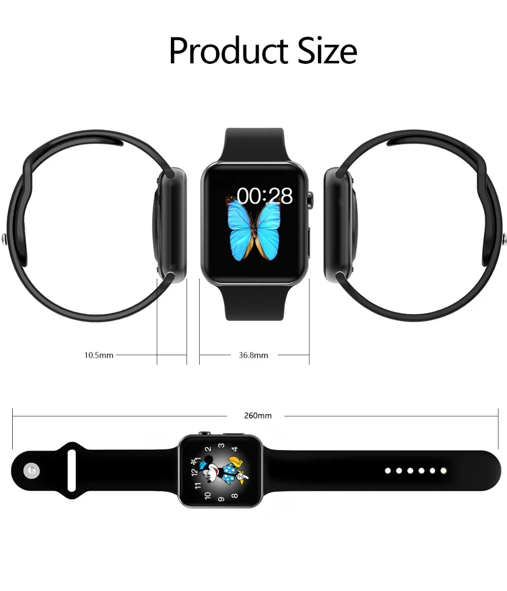 Умные часы для Bluetooth Мужские Женские умные часы для iOS iPhone Xiaomi huawei sony Android телефон как Apple Watch(красная кнопка