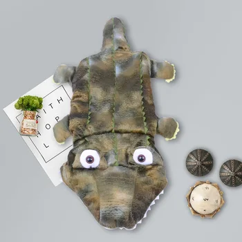 

Pet Dog Cool Transfiguration Crocodile Dogs Clothes Four-legged Chihuahua Jackets Halloween Costume Pet Puppy Clothes Coat
