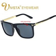 IVSTA с оригинальным логотипом TF039 солнцезащитные очки зеркальные для вождения большие негабаритные очки мужские брендовые дизайнерские квадратные оправы Nerd UV400 линзы