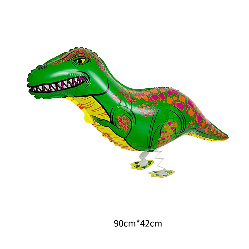 1 шт. 4D большой стенд стоящий в сборе трицератопы фольги Воздушные шары динозавр декоративные шары для вечеринки сафари вечерние принадлежности для декора - Цвет: 21