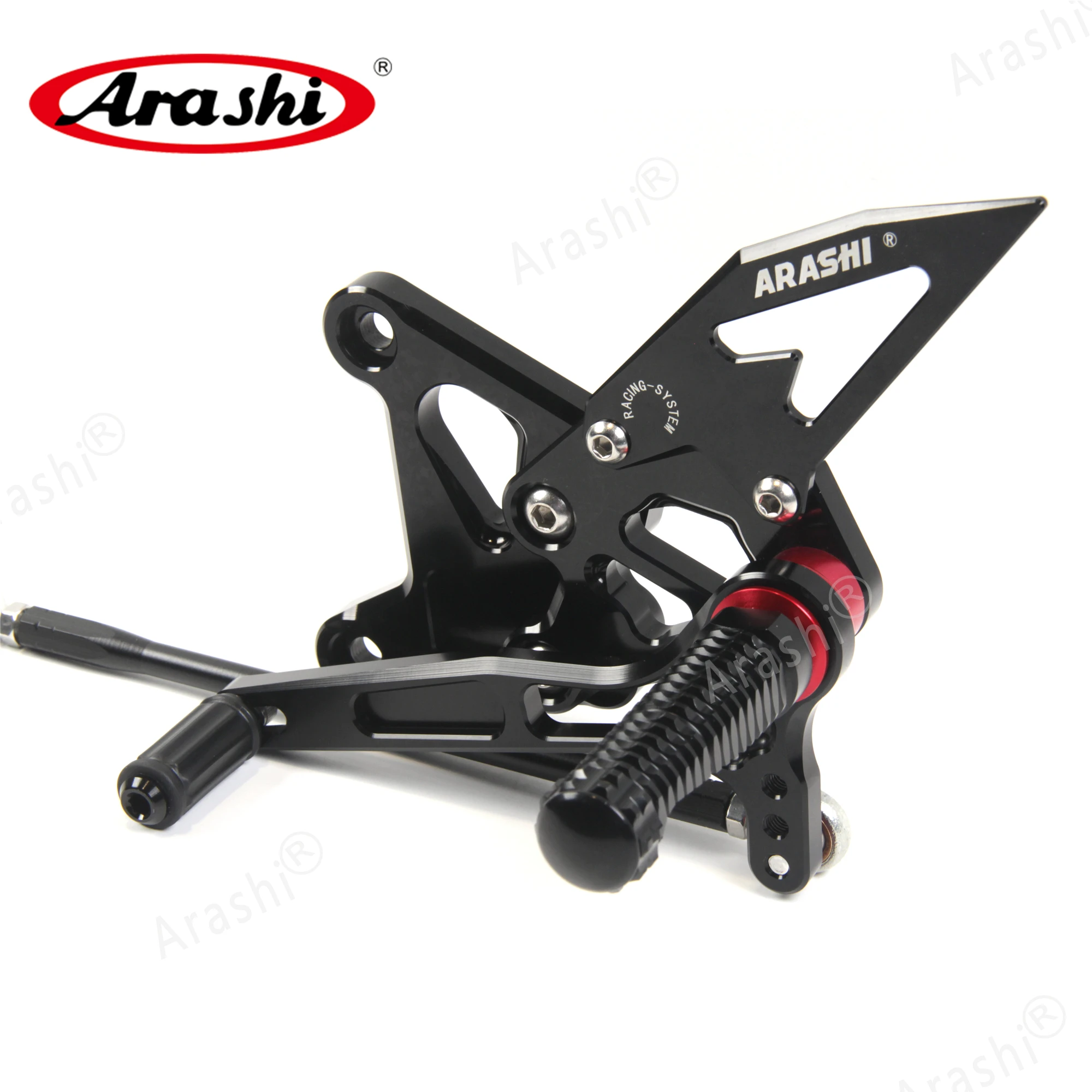 Arashi Rider подножки для KAWASAKI ZX6R ZX636 2005-2006 ЧПУ Регулируемые подножки Rearset NINJA ZX-6R ZX 6R ZX 636 2005 2006