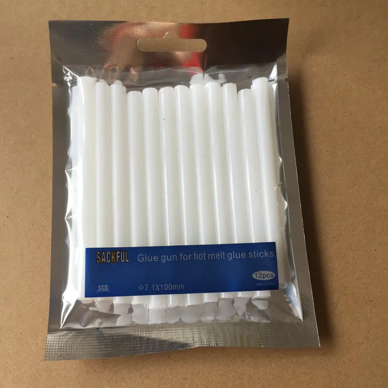 Hot Sale 12Pcs/Lot 7.1mm x 100mm Hair Extension Glue Sticks Hot Melt Glue Stick for Hair Extension