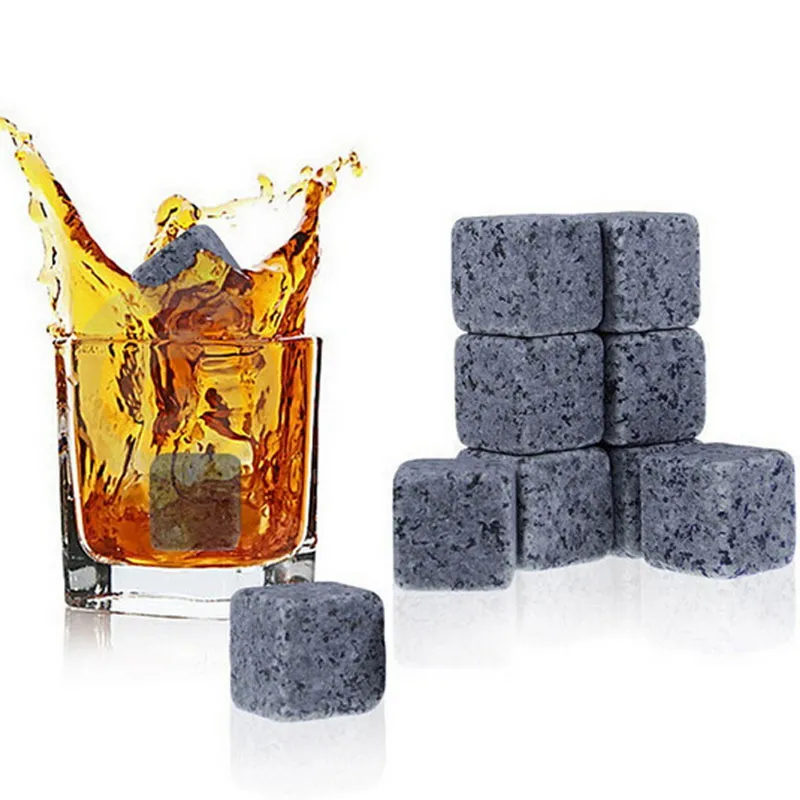 9PCS Lot New font b Magic b font Whisky Cooling Stone Ice font b Cubes b