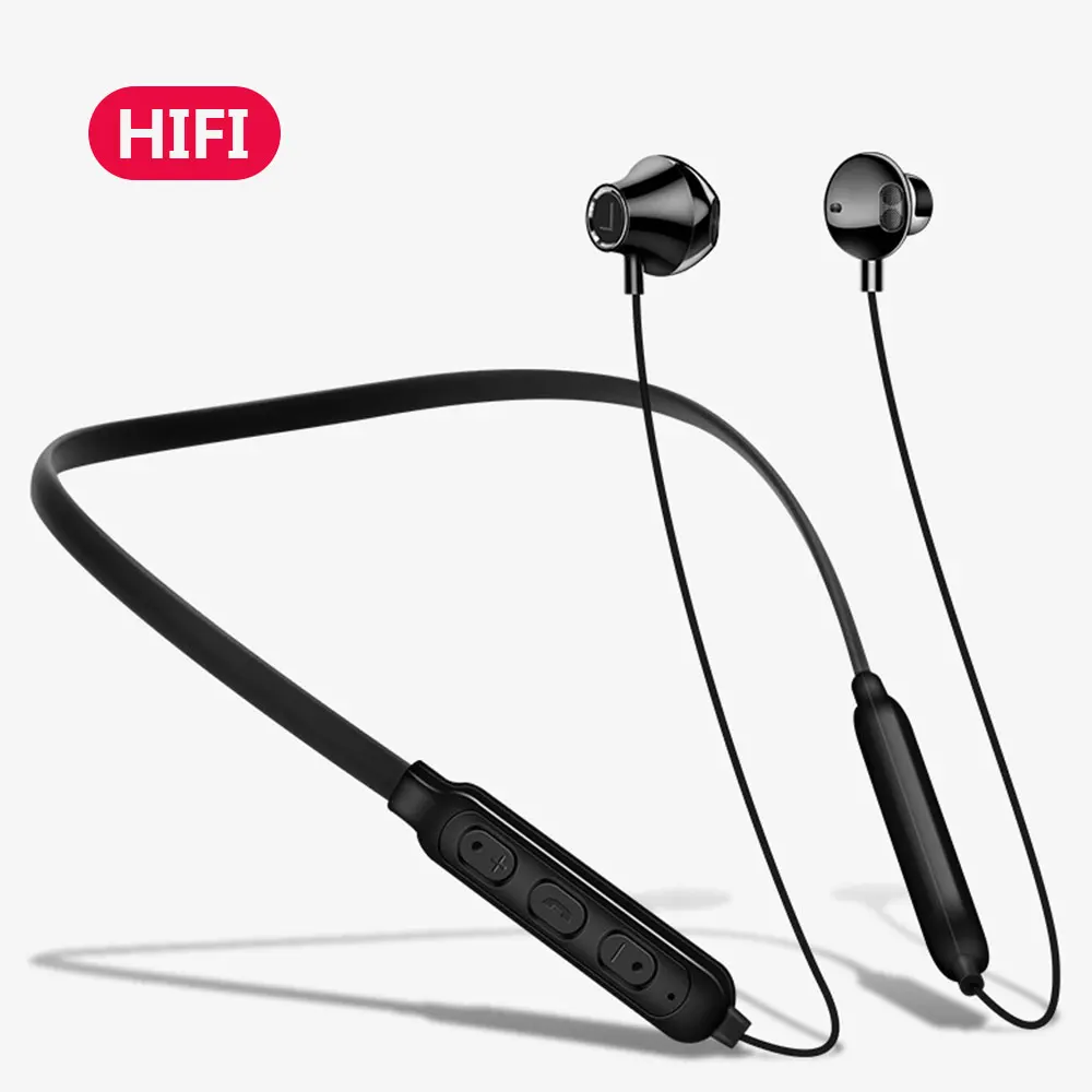 

Bluetooth V4.1 earphone Necking Headset Portable Stereo Wireless Bluethooth in Ear Earphones for iphone samsung mobile phone