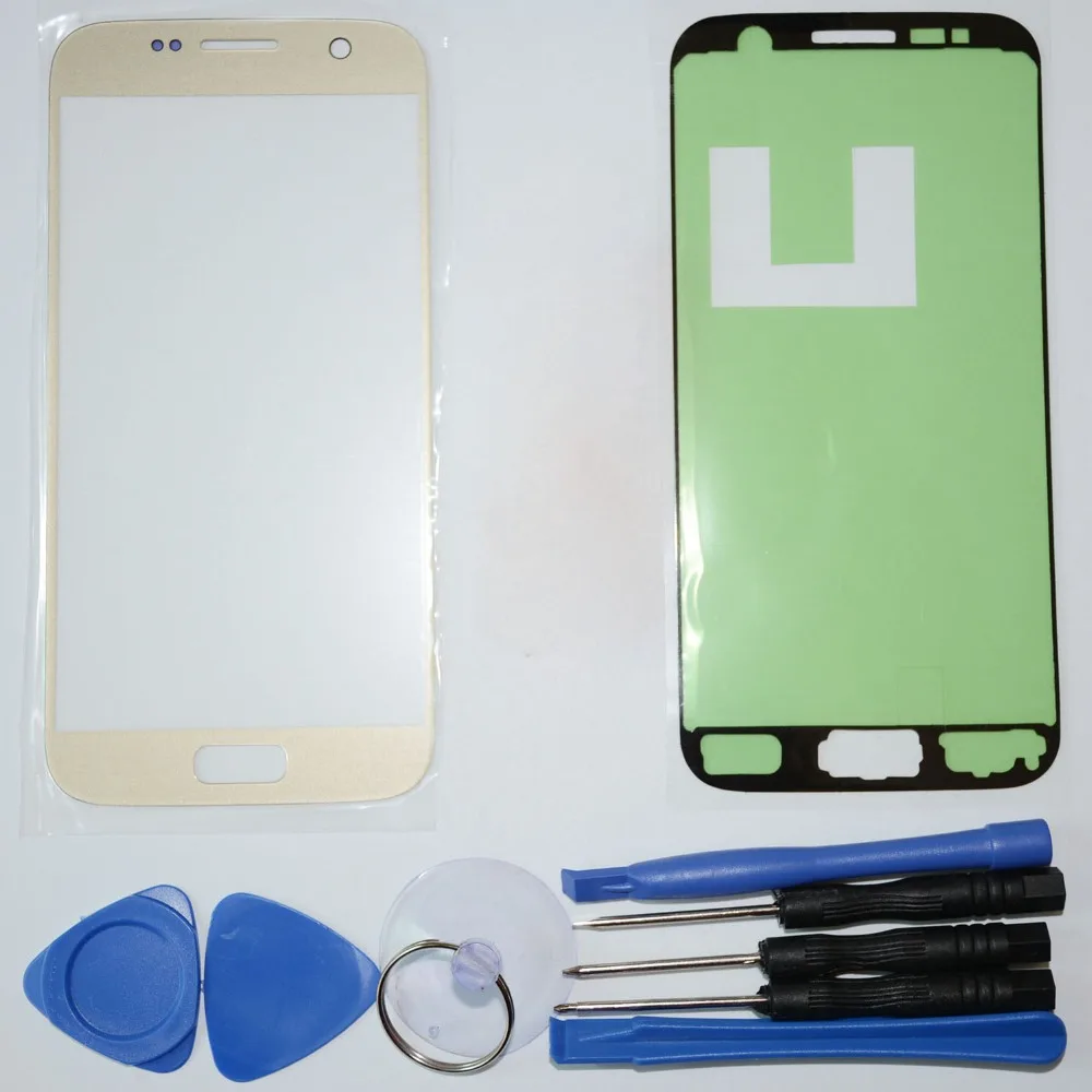 

For Samsung Galaxy S7 G930 Touchscreen Digitizer Front LCD Glass Lens + Adhesive + Tools on Samsung S7 Touch Screen