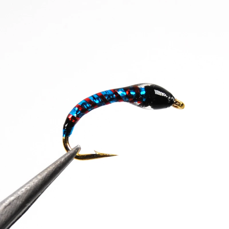 

6pcs Nymph Fly Fishing Lure Hooks Size 14 Buzzer Midge Fishing Accessory