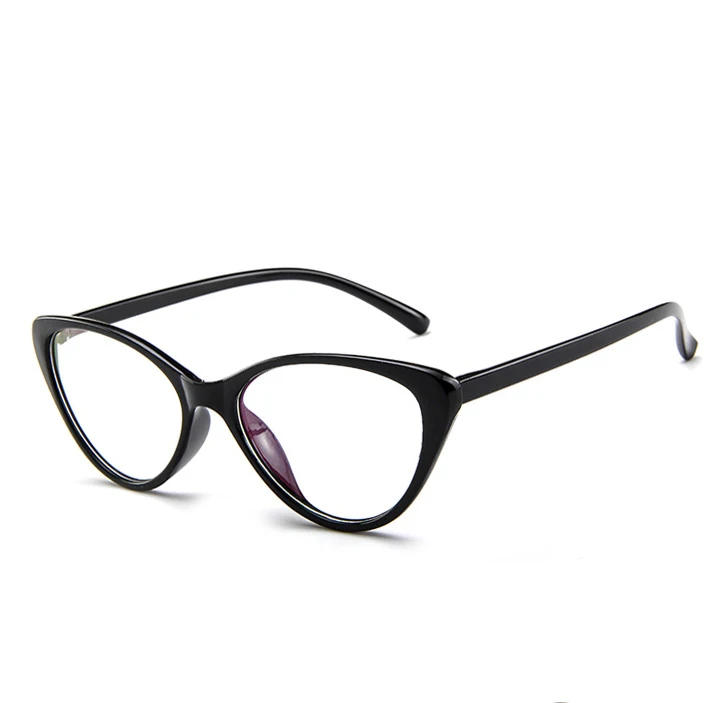 Фотохромные серые линзы кошачьи женские солнцезащитные очки для чтения Обесцвечивающие диоптрии Gafas очки оправа - Цвет оправы: shiny black