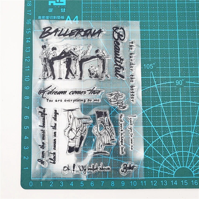 

XPEN The ballet dance transparent clear silicone stamp / stamp DIY scrapbooking / photo decorative album clear stamp leaves