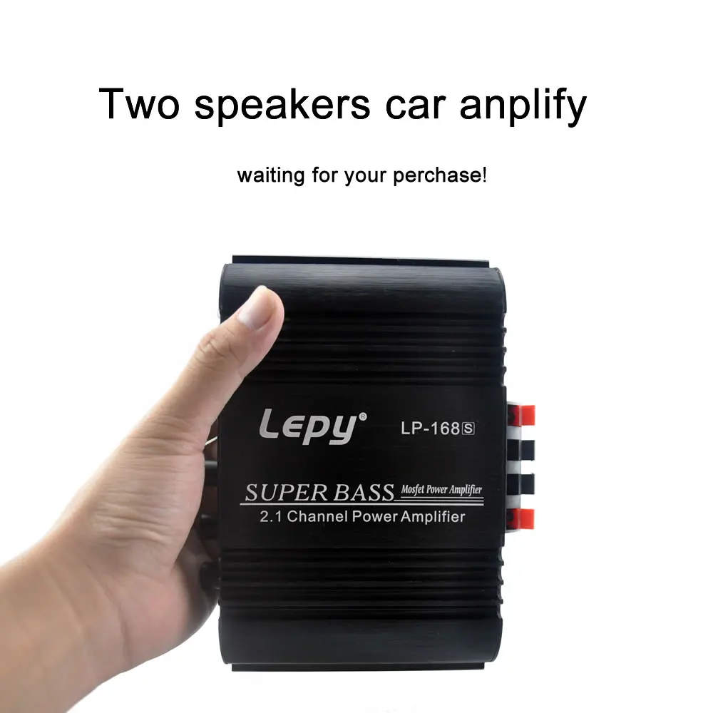 Lepy LP-168S WithAUX Функция динамик 12 V Мощный сабвуфер 2 1 канала Авто аудио автомобильный