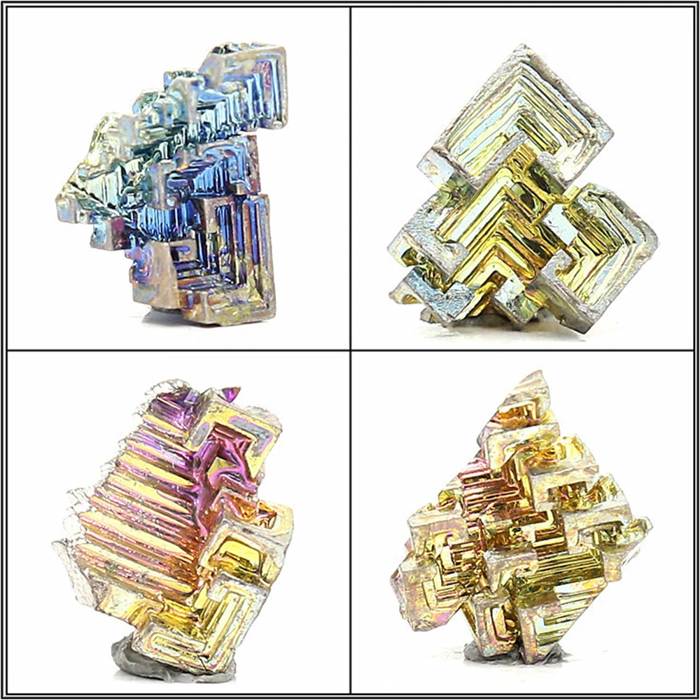 

New Bismuth Crystal Bright Metal Mineral Specimen DIY Jewelry Accessories Pendant Decorative