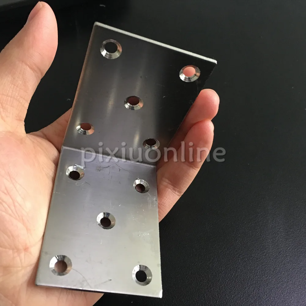 

DS306 Stainless Steel 10holes 70*70*50mm Corner Brackets Connector Chair and Desk DIY Repair Sale at Loss