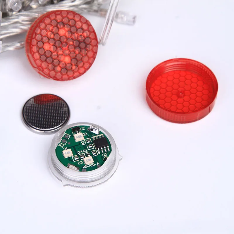 4Pcs Anti Collision Lights 3 Colors Modes LED Flashing Warning