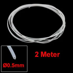 Uxcell горячая Распродажа 1 шт. 0 5 мм x 9 PTFE прозрачные трубки длиной 2 м для 3D-принтера