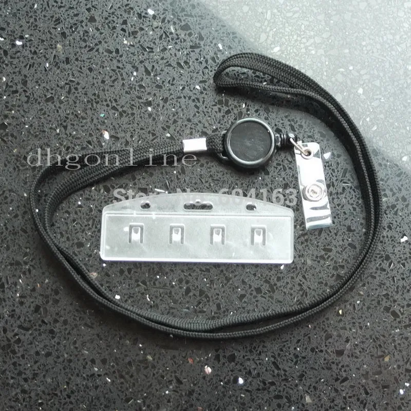 5 pcs Half Card Holder + Lanyard Combo Reel Server Waiter POS Swipe | Дом и сад