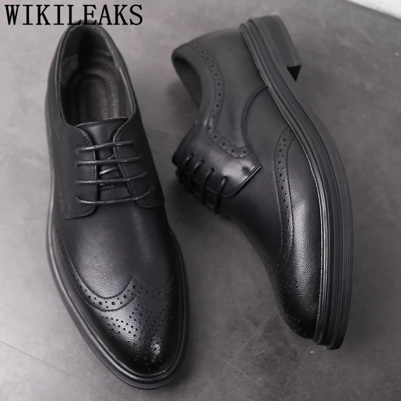 

luxury brand brogue shoes men italian men formal shoes leather office shoes men sapato social masculino zapatos de vestir hombre