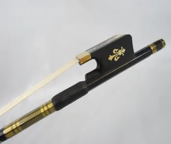 

1pcs Professional black Carbon fiber CELLO bow 4/4,good balance