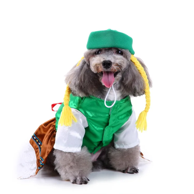 AHUAPET костюм для домашних животных на Хэллоуин, куртка для собак, модная одежда для маленьких собак, Рождественская Одежда для собак, золотистый ретривер