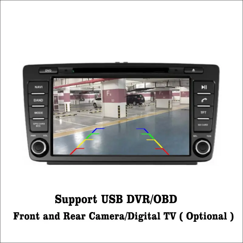 Best Liislee Android 7.1 2G RAM For Skoda Octavia  2013~2016 Car Radio Audio Video Multimedia DVD Player WIFI DVR GPS Navi Navigation 5
