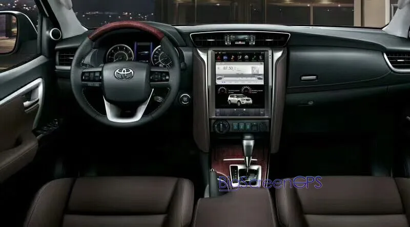 Cheap Vertical screen IPS PX6 4+64GB Android 8.1 Car DVD player For toyota fortuner 2016+ radio Multimedia stereo unit buit-in Carplay 4