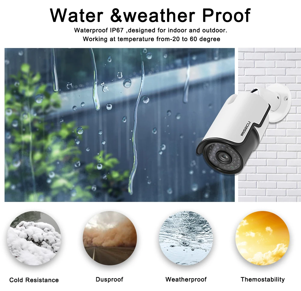 Misecu 48 В POE H.265/H.264 Full HD 2.0MP/3.0MP/4.0MP IP Камера Hi3516D OV4689 открытый широкий динамический motion