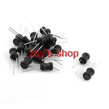 

20 +-2% x 18mH 50mA 6x8mm 10% Ferrite Core Radial Lead Inductor Black