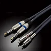 GUSUO Quality Dual RCA to 2x 6.35mm 1/4'' Mono TS Plug Audiophile Audio Cable  for Mixer Amplifier 0.5M-30M ► Photo 3/6