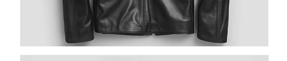 Autumn New Leather Genuine Jacket Men Simple Casual Business Leather Jacket Sheepskin Male Luxury Fashion jaqueta de couro