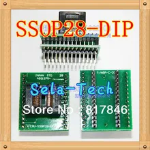 Tssop28 адаптер конвертер SSOP28 применяется к SSOP8 SSOP14 SSOP16 SSOP20 SSOP24 IC адаптер гнездо для USB программиста TL866CS TL866A