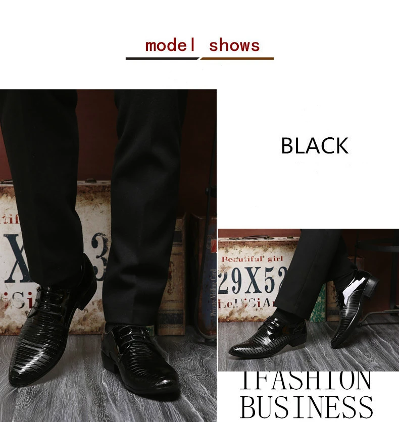 AlexBu/Осенняя мужская обувь кожаные деловые Свадебные модельные туфли Роскошные итальянские брендовые кожаные туфли для мужчин; размеры 38-48