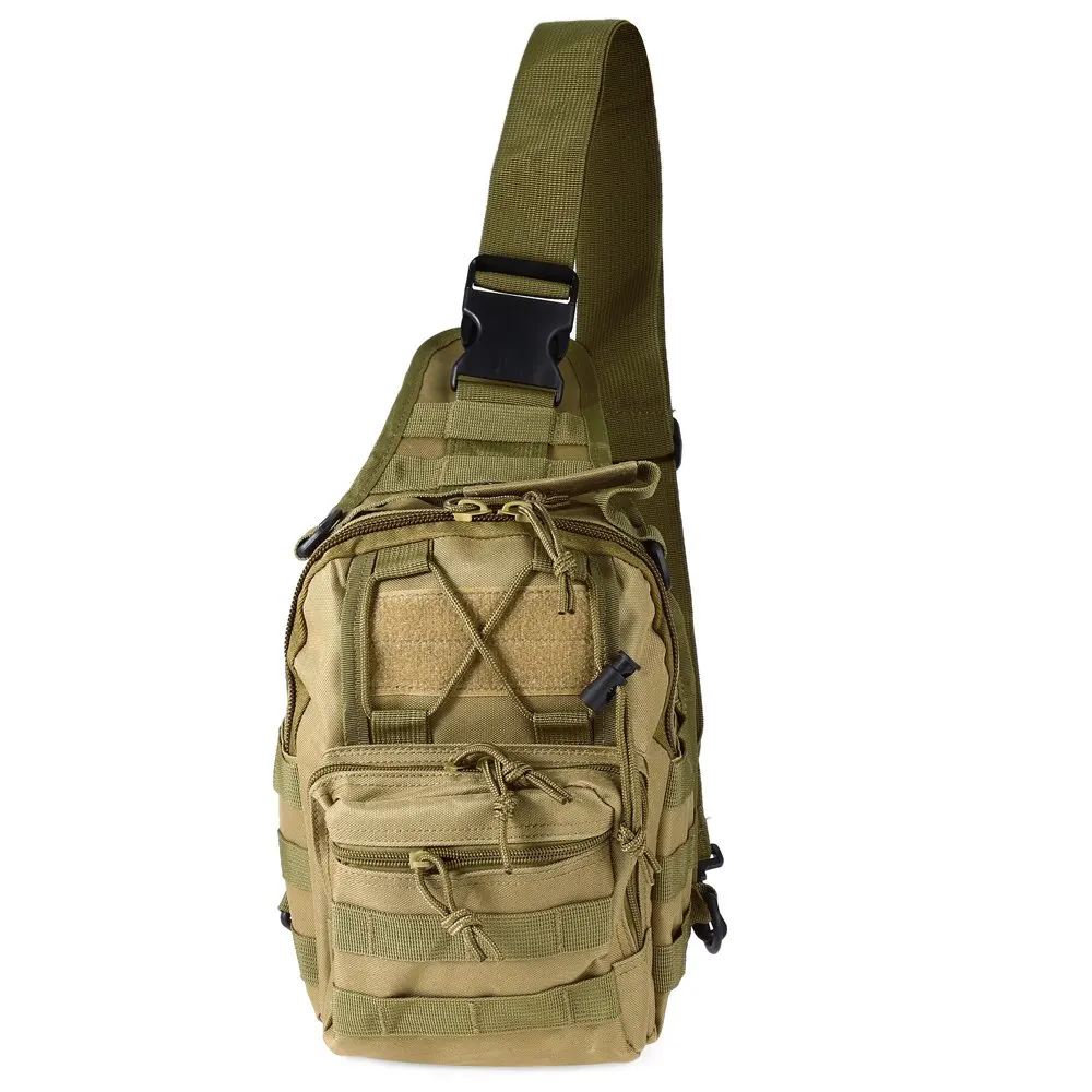 Image 600D Outdoor Sports Bag Shoulder Military Camping Hiking Bag Tactical Backpack Utility Camping Travel Hiking Trekking Bag