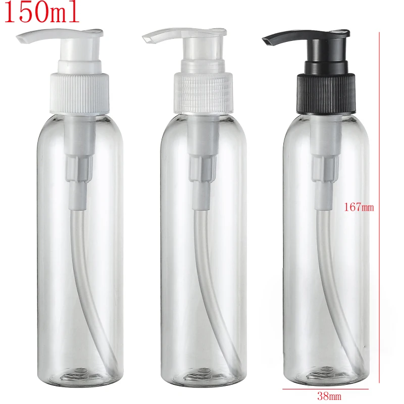 Bottle Refillable Protable 150ML Soap Shampoo Lotion Foam Water Plastic