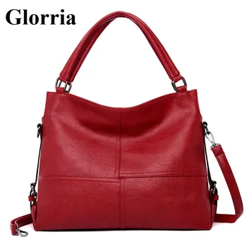 

Glorria Luxury Handbag Women Bag Designer Ladies Handbags Women Leather Crossbody Shoulder Bag Female Soft Messenger Bag Big Sac