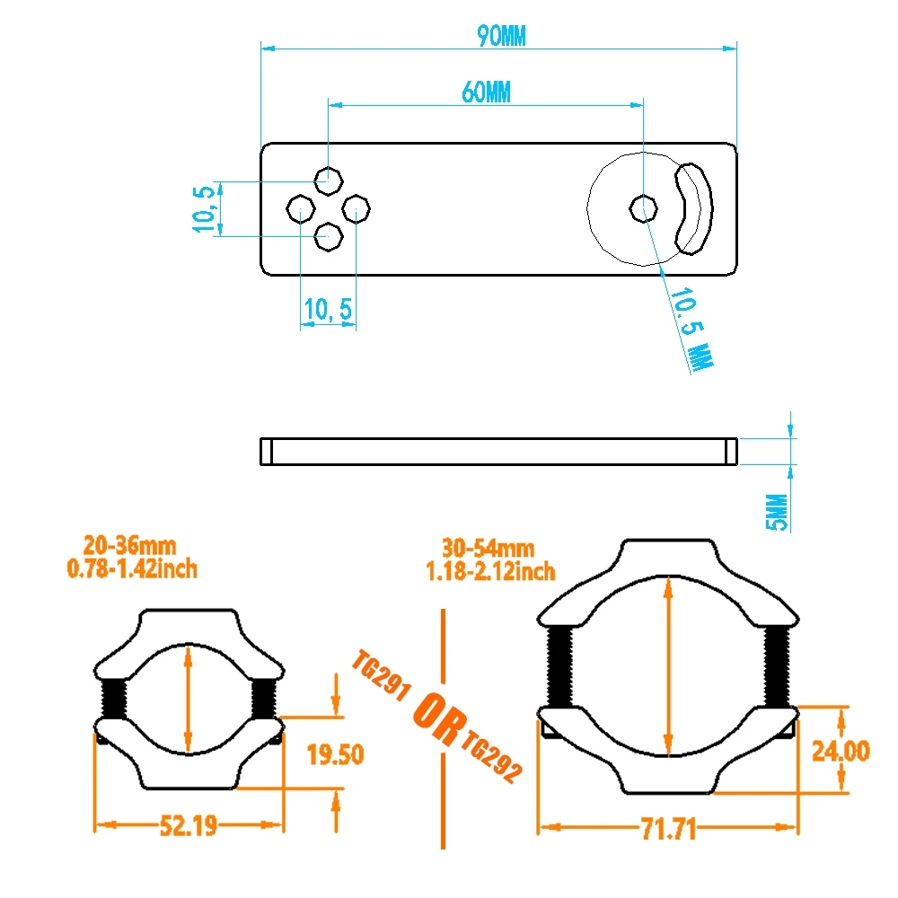 36  TG29 360°INSTALLATION BRACKET