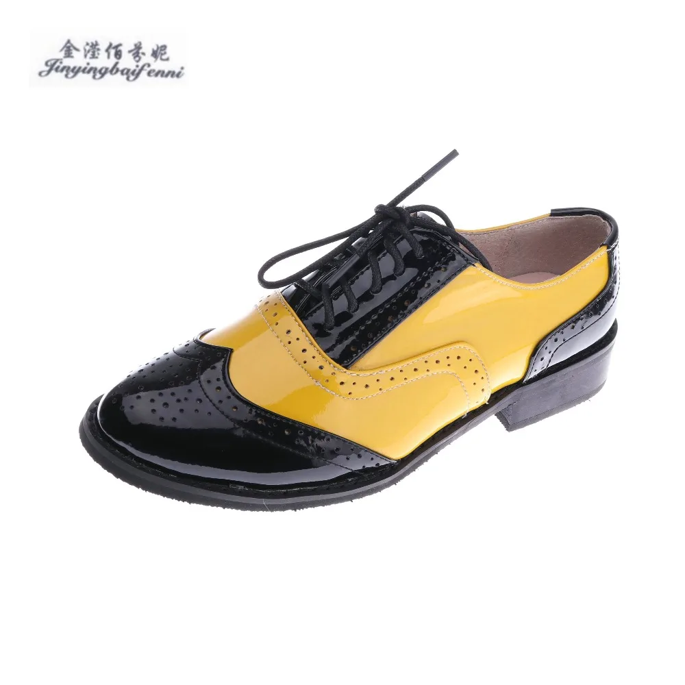 glossy oxford shoes